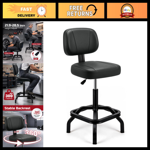 Adjustable garage stool - adjustable,