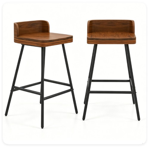 Set walnut wooden counter - set,