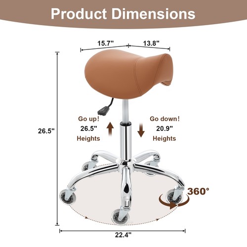Saddle stool with versatile - saddle,
