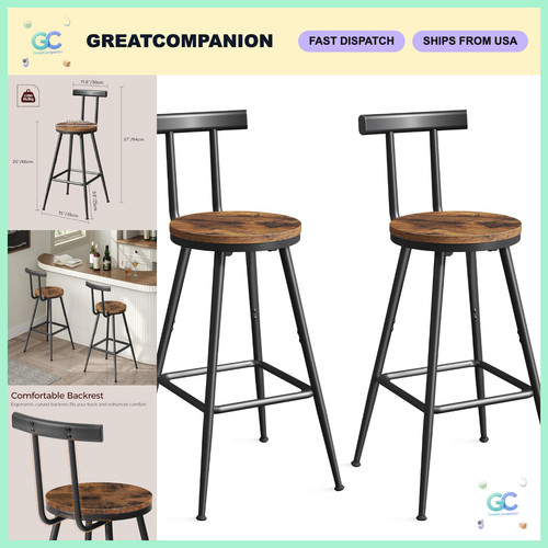 Set adjustable bar stools - 2,