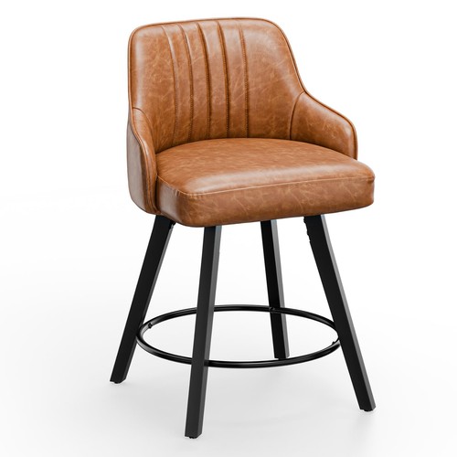 Swivel leather counter - swivel, pu