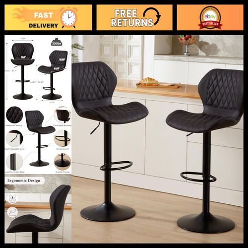 Modern swivel bar stools set - swivel,
